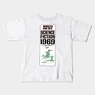 Worlds Best Science Fiction 1969 - Vintage Retro Art Kids T-Shirt